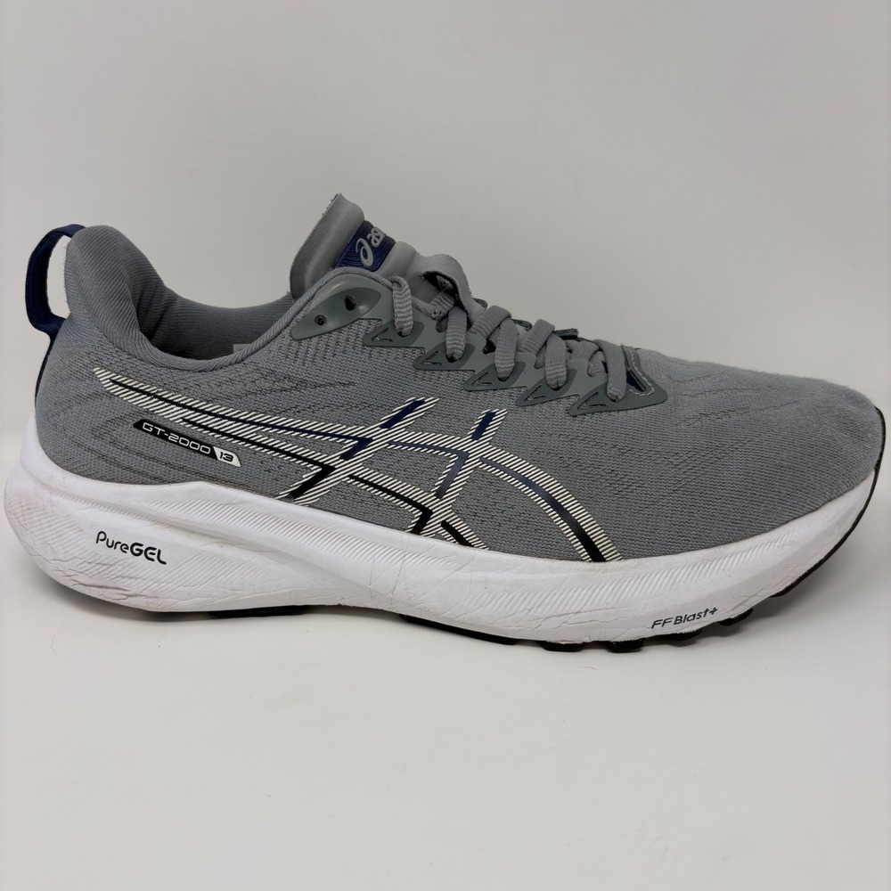 ASICS GT-2000 13 Mens Size 9 Grey Running Shoes (1011B861)